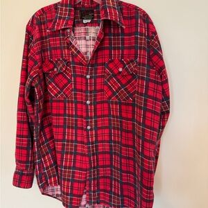 Phenix Red and Blue Plaid Shirt
